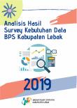 Analysis Of Data Need Survey Output Of Statistic-Lebak Regency