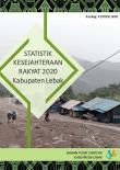 Welfare Statistics Of Lebak Regency 2020