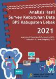 Analysis Of Data Needs Survey For BPS-Statistics Of Lebak Regency 2021