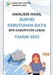 Analysis of Data Needs Survey for BPS-Statistics of Lebak Regency 2022